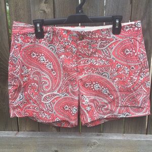 Old Navy Coral Print Shorts